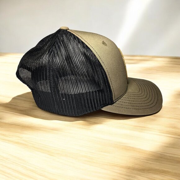 Finca Paso Robles Trucker Hat Olive & Black Adjustable Mesh Restaurant - Picture 2 of 6